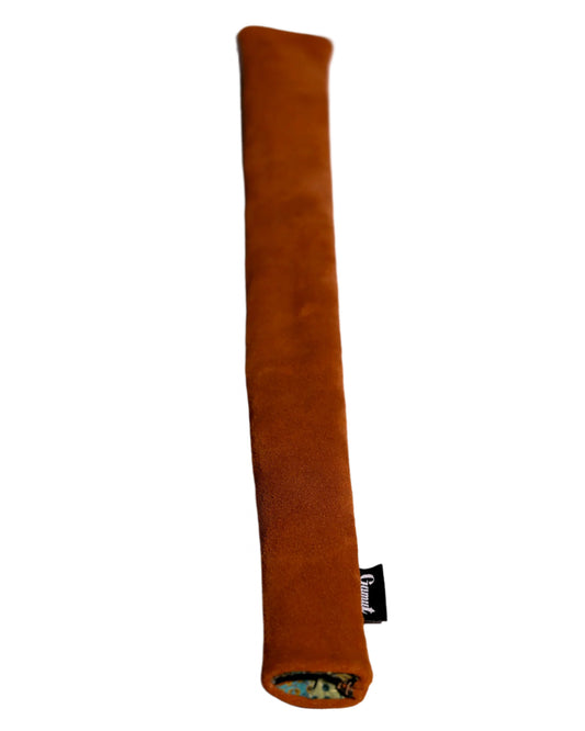 brown suede alignment stick cover